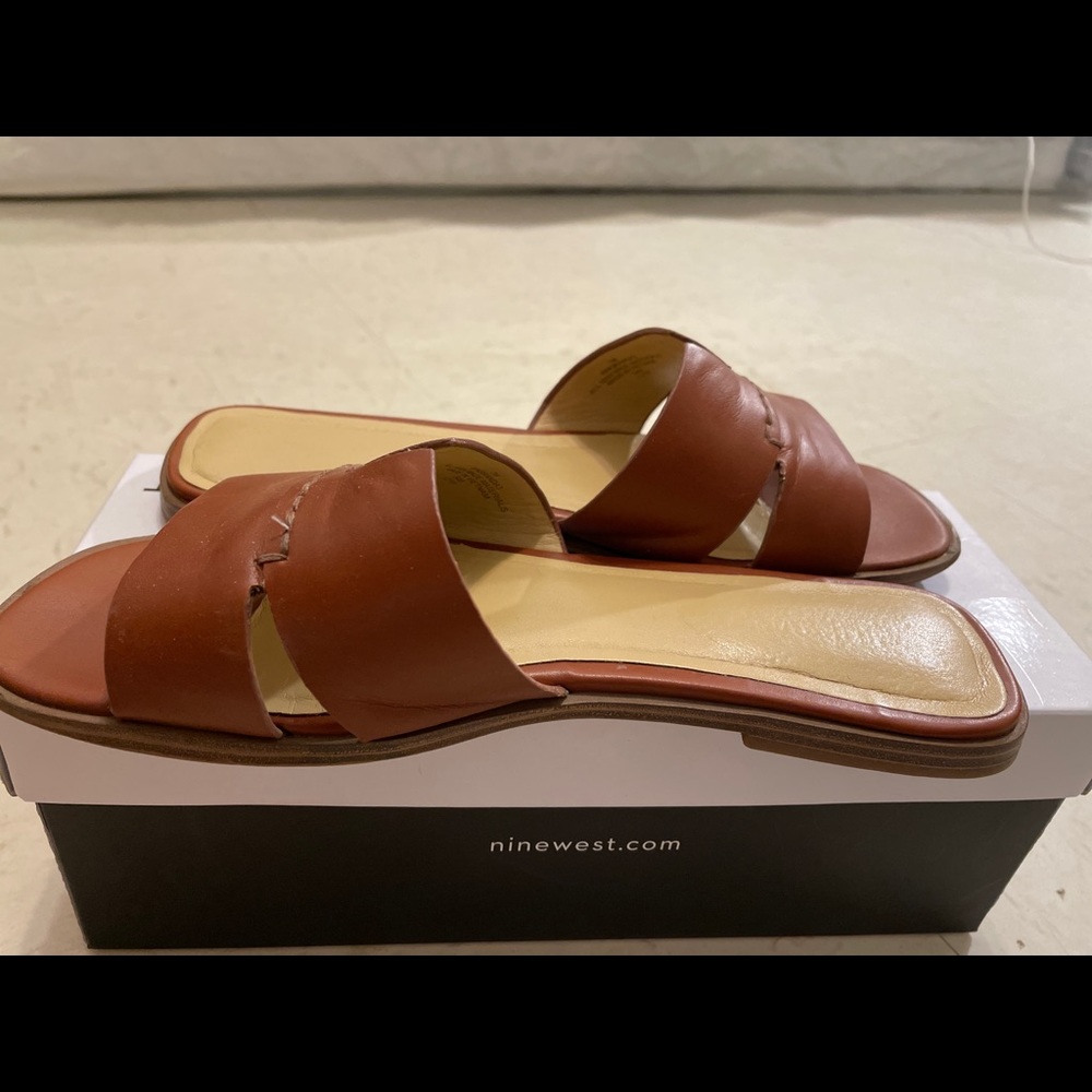 Nine West Brown Sandals Size 7